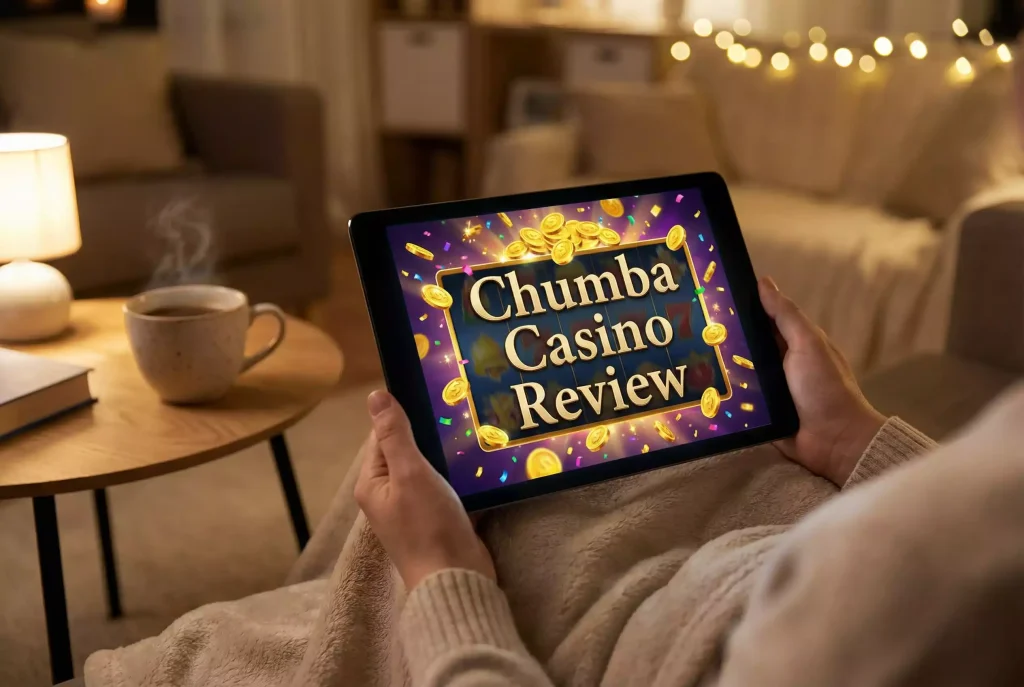 Chumba Casino review showing sweepstakes gaming interface
