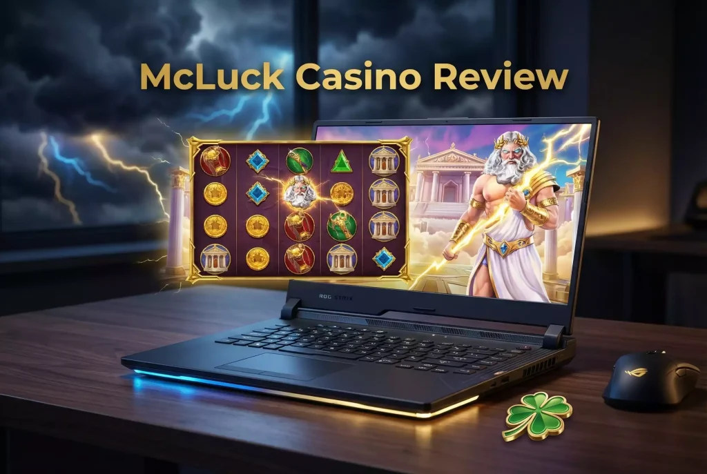 McLuck Casino interface featuring Pragmatic Play slots